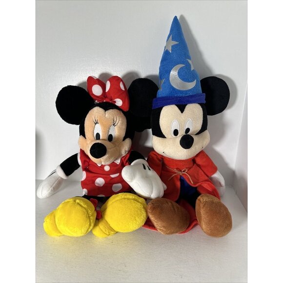Disney | Toys | Disney Mickey Mouse Plush Fantasia Sorcerer Wizard ...